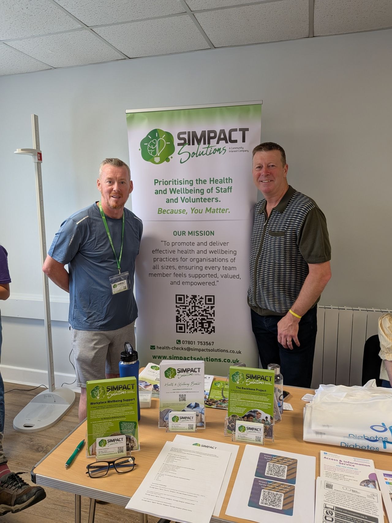 Volunteer health check